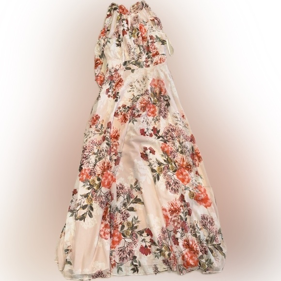 NWOT Eliza J Floral Pink Chiffon Halter Maxi Dress
Size 4 - Picture 4 of 6